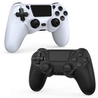 2 Pack Wireless Controller Compatible With Ps4   Pro slim  black   White 