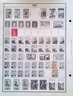 Used Turkey Postage Stamps On Harris Album Page 1943-1957