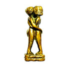 Innkoo Love Luck Attractive Bronze Thai Buddha Amulet     Charm   Wealth Talisman