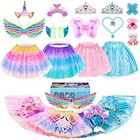 Little Girls Dress Up Costume Set  Fairy And Mermaid Princess Dress Up Clothes 