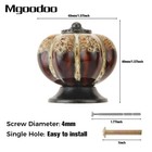 10pcs Pumpkin Knobs  1 57   Ceramic Knobs Decorative Kitchen Knobs For Cabine   