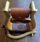 2  Brass Monel Bell Ranch Roping Cutting Saddle Stirrups 