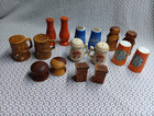 Vintage Salt   Pepper Shakers Lot 8 Pairs New Mexico Souvenir Destinations