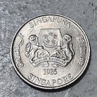 Singapore          Twenty  20  Cents Coin 1985