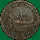 1841 1837 Webster Credit Currency Van Buren Hard Times Token Very Fine Vf  37914