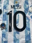 Lionel Messi Back Signed Argentina Home Jersey Authenticated By Beckett