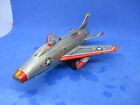 Vintage Tin 1950 s Usaf Super Sabre Navy Jet Fw-100 Friction Toy Rare