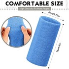 20 Pcs 6 Inch Colorful Cotton Sweatbands Athletic Sports Classic Color