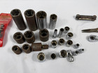 Snap-on 28pc Usa Tool Lot Sae Sockets Impact Swivel 60r R71 Cj134 Awm7k Imb-8