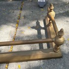 Vintage Brass Fireplace Fender 54x14x10