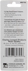 Charles Leonard 2 Sided Ink And Pencil Eraser  Gray white  80795 