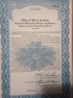 Port Arthur Texas  1000 Bond  Specimen  Mounted And Matted   