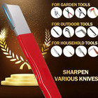 1pc Compact Non   slip Pruner Sharpener W  Protective Cover     Easy Use - New