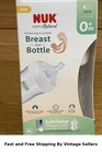Nuk Simply Natural With Safetemp  5 Oz  1 Pack  Clear Baby Bottle New