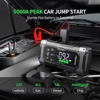 Oreetga Battery Jump Starter 9000a W  Air Compressor 150psi Battery Charger 12v
