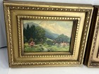 Vintage-style Framed Scenic Prints  set Of Two  M