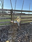 Original Vtg J e  Burke P169 Cast Aluminum Swing Glider Horse Complete