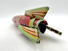1950 Masudaya V-1 Usaf Sparkling Space Ship Rocket Rare Vintage Tin Friction Toy