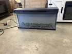 New In Box   36    Fireplace   3 Side Glasses  36   x18   x7    