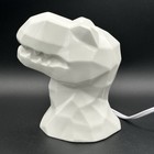 Target Dinosaur White T-rex Head Kids Room Lamp night Light On off Switch Corded