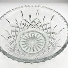 Gorham Crystal King Edward 9  Footed Centerpiece Bowl Cut Glass Scalloped Rim