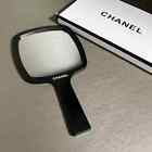 Newchanel Handheld Rectangle Handheld Makeup Mirror - Black white