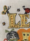 Framed Leo Zodiac Crewel  -19 x15 