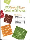 100 Quick   Easy Crochet Stitches   Annie s 871379 New 