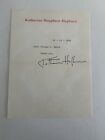 Katharine Hepburn Signed 1982 Typed Letter With Psa dna Letter Of Authenticity