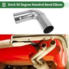  90 Degree Mandrel Exhaust Tube Car Exhaust Pipe Mandrel Bend Diy Custom 3 Inch