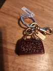 Nwt Rare Coach Keychain Key Ring Bag Charm Boston Bag Shape  New 
