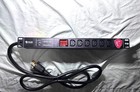 Valiant Power 240v 30a 1u Rack Mount Pdu 6 C13 Surge Protector Meter L6-30p 6   