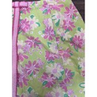Lilly Pulitzer Green Pink Floral Bow Cotton Girls Skort Skirt Sz 10