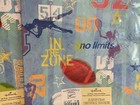 Vtg Hallmark Sports Gift Wrap Lot Of 2 Packs Blue All Occasion 4 Sheets New