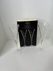 Lenox Crystal Germany Adorn Champagne Toasting Flutes Set Of Two Wedding