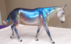 Peter Stone Model Horse Dah Swish Tail Pebble Mule In       tahitian Pearl       Glossy