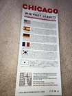 Whitney Leavitt Chicago The Musical Flyer Affordable Rare Last One