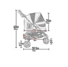 Pet Gear No-zip Special Edition 3 Wheel Pet Stroller For Cats dogs  Zipperles   