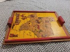 Vintage 1941 Hand Prints Map Of Texas