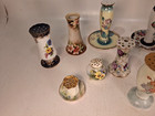 Great Lot Of 11 Antique Victorian Hairpin Holders  Limoges  Rs  Noppon  Kpm