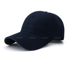 Plain Baseball Cap Solid Blank Curved Visor Hat Ball Army Men Women Loop Wool Vc