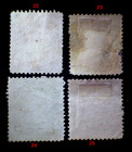 Canada Used F-vf Victoria Large Queens  1868-9  Very Scarce 2 Ring  23  Cancel