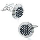 Cufflinks And Tuxedo Studs Set With Gift Box  Silver And Gold Silver-2 6 Set