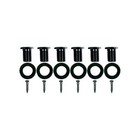 New Gotoh Sg381-07 Mgt 6 In-line Set Locking Tuning Keys Left-handed - Black