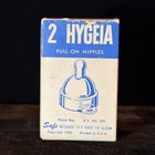 Vtg 1942 Hygeia Baby Bottle Nipples Parts Nos Original Boxes Lot Of 3 Buffalo Ny