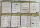Stampin Up Retired Stamp Sets Words Sentiments Choice Excellent Condition