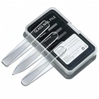 3 In 1 Nano Glass Nail File Set Double Tempered Glass Manicure Pedicure Tool
