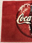 Rare Vintage Coca-cola Floor Mat Rug Red Coke Bottle Logo Decor 30x46