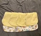 4pk Handmade Ultra Soft   Absorbent Flannel Burp Cloths For Baby