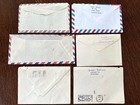 Yugoslavia 1970-80s Lot Of 6 Interesting Commercial Covers To Usa